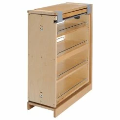 Coupon 🔥 Rev-A-Shelf Wood Base Filler Pull Out Organizer For New Kitchen With Soft Close, 9" 💯