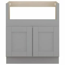 Brand new 🔔 Sunnywood Sunny Wood GSB30FS-A Grayson 30"W Double Door Farm Sink Base - Dove Gray 💯