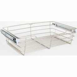 Best Pirce π Hardware Resources Satin Nickel Closet Pullout Basket 16" D X 23" W X 6" H π
