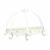 Best Sale 🛒 Rogar International Corporation Rogar KD Half Dome Pot Rack With Grid, White And Brass ❤️