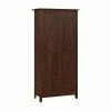 Hot Sale 🛒 Bush Business Furniture Key West Kitchen Pantry Cabinet In Cherry - Engineered Wood 😀