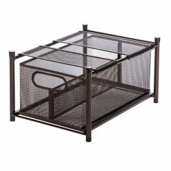 Cheap 🔔 Home Zone Living Under Sink Sliding Basket Organizer, Vertical Divider 🤩