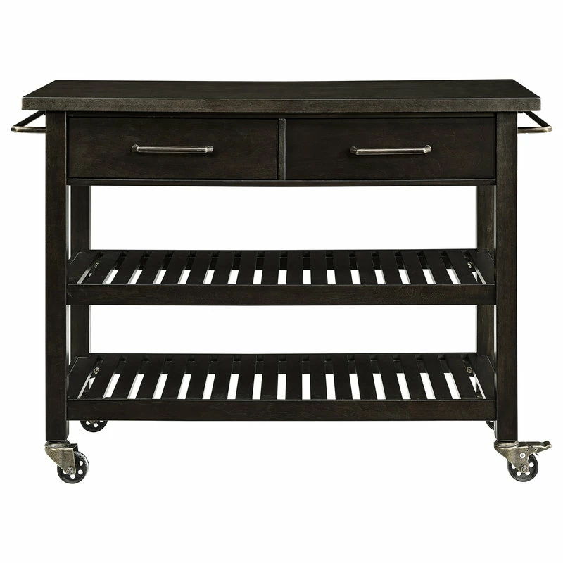 Discount βοΈ SEI Furniture Holly & Martin Havelock Farmhouse Rolling Kitchen Island π₯ - Image 9
