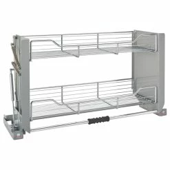 Best Sale β€οΈ Rev-A-Shelf Pull Down Organizer For Wall Cabinets, Chrome, 34"W π