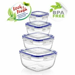 Best deal π Superio Brand Superio Food Storage Containers, Airtight Leak-Proof, Set Of 4 Multiple Sizes. π₯