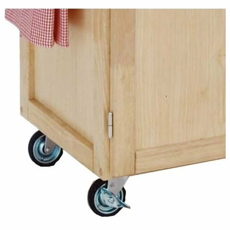 Top 10 π₯° Hawthorne Collections Granite Top Kitchen Cart In Natural Wood π€© - Image 4