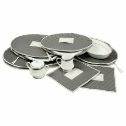 Flash Sale 🌟 Richards Homewares Quilted Microfiber Dinner Accessory Storage 6pc Set 😉