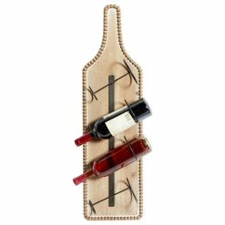 Best reviews of π Brimfield & May Farmhouse Brown Wood Wall Wine Rack 77895 π