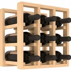 Wholesale ✨ Wine Racks America Pine 9-Bottle Countertop Wine Rack, Unstained 🤩