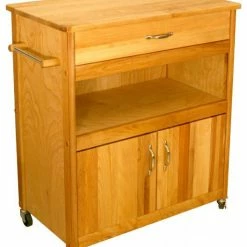 Budget ✨ Catskill Craftsmen Wide Cuisine Kitchen Cart 🥰