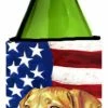 Brand new 🛒 The-store USA American Flag With Vizsla Wine Bottle Beverage Insulator Beverage Insulator 😉