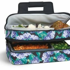 Coupon ✔️ Picnic Plus Entertainer Hot And Cold Food Carrier, Hydrangea 👏